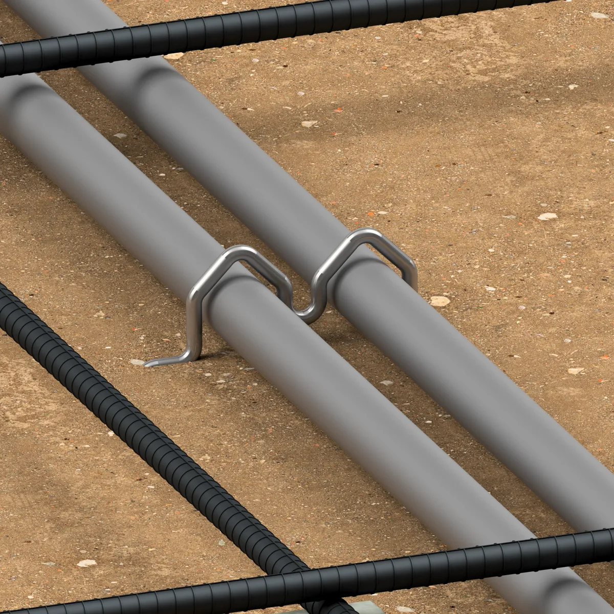 Simple DBL Loop Pipe Anchor