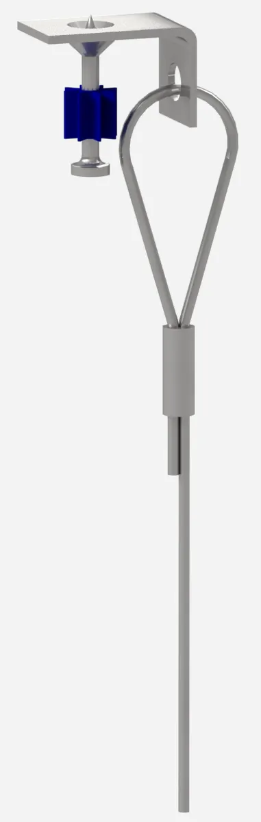 PC1 pin and clip swaged to a cable