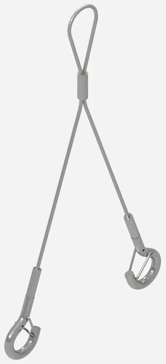 Y-accessory with snaphook legs