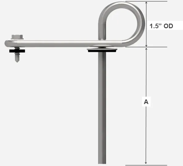 Cast-in-Place Straight Rod with callouts