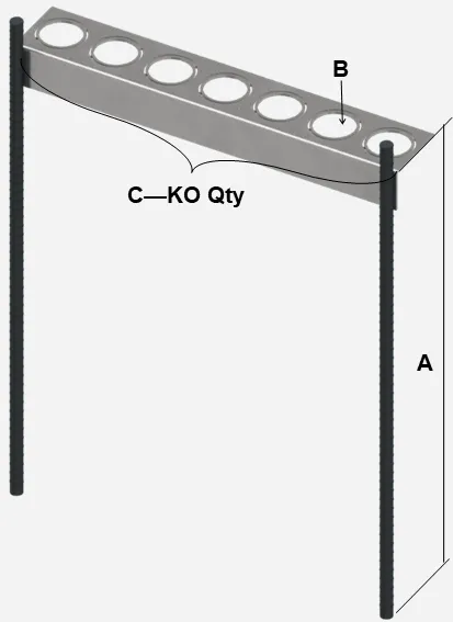 Slab-on-Grade KO Trapeze with callouts