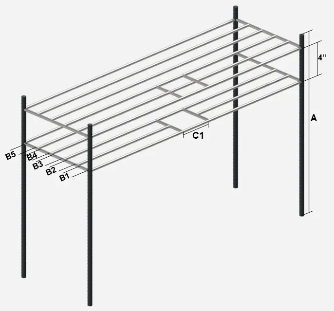 Cast-in-Place Panel Cage with callouts